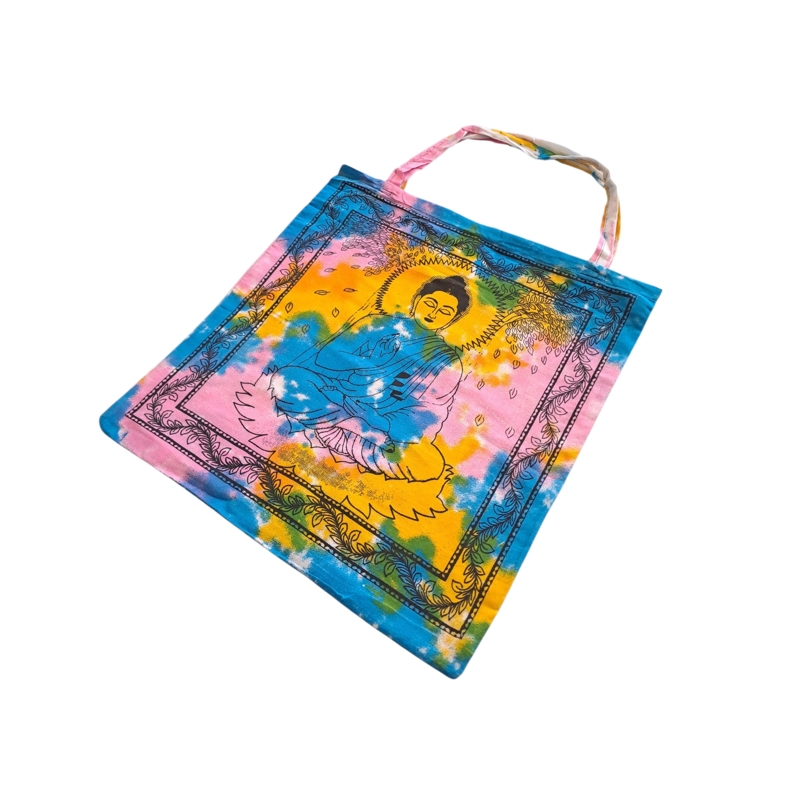 BOLSA DE TELA PARA COMPRAS BOLSA DE MANO MULTIUSO DISEÑO HINDU - 2