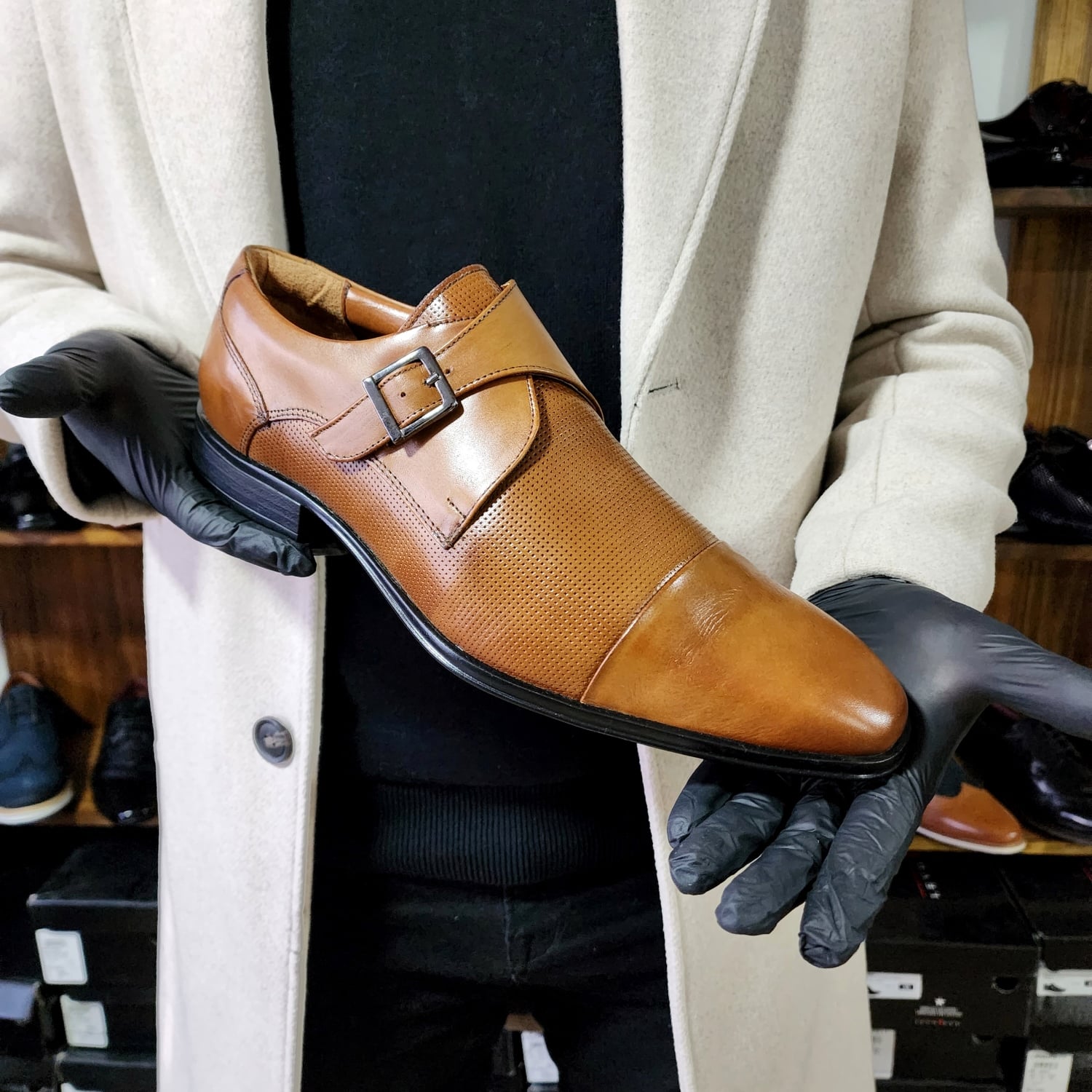 ZAPATO FORMAL DE CUERO HOMBRE LEVURETT WHISKY 32007W - 2