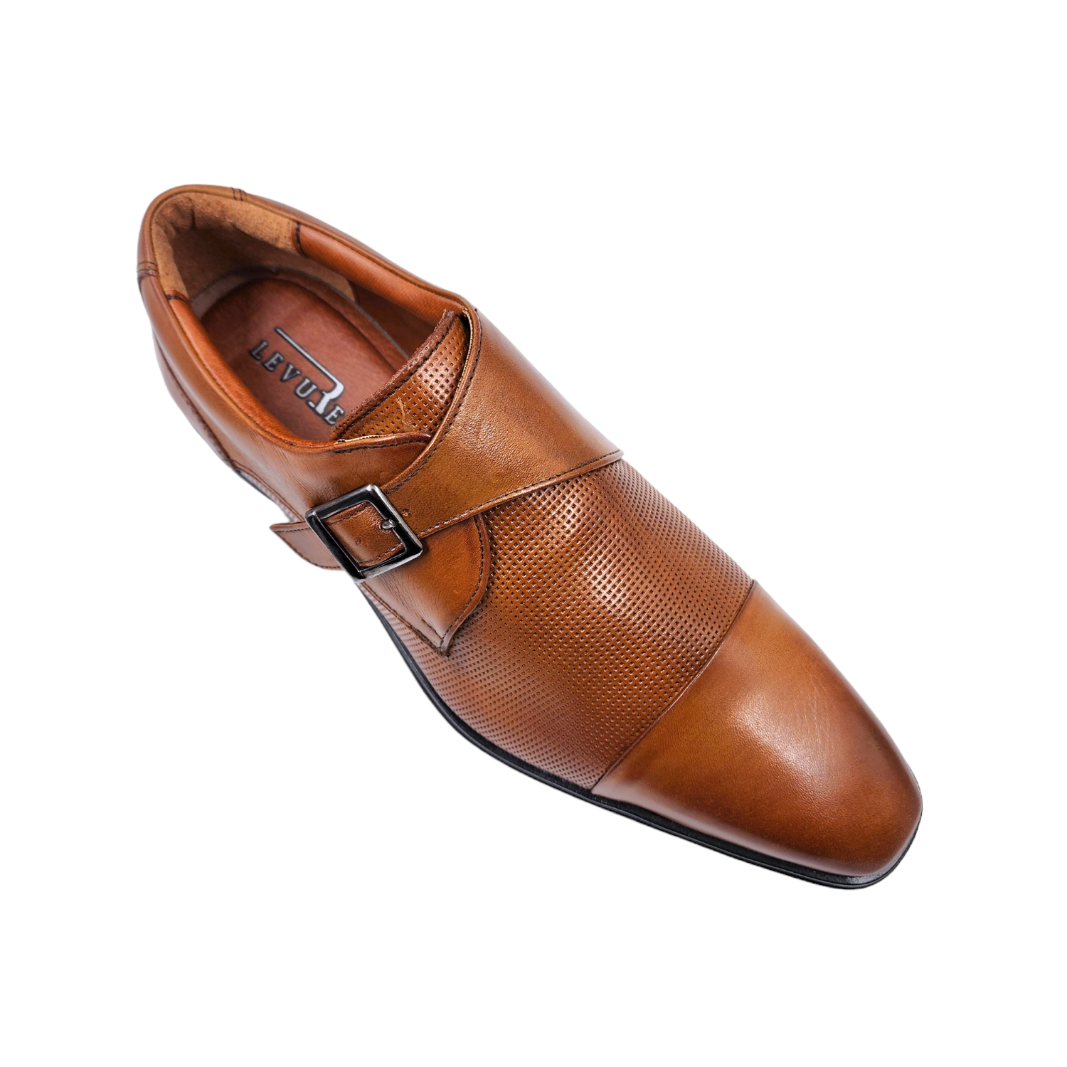 ZAPATO FORMAL DE CUERO HOMBRE LEVURETT WHISKY 32007W - 3