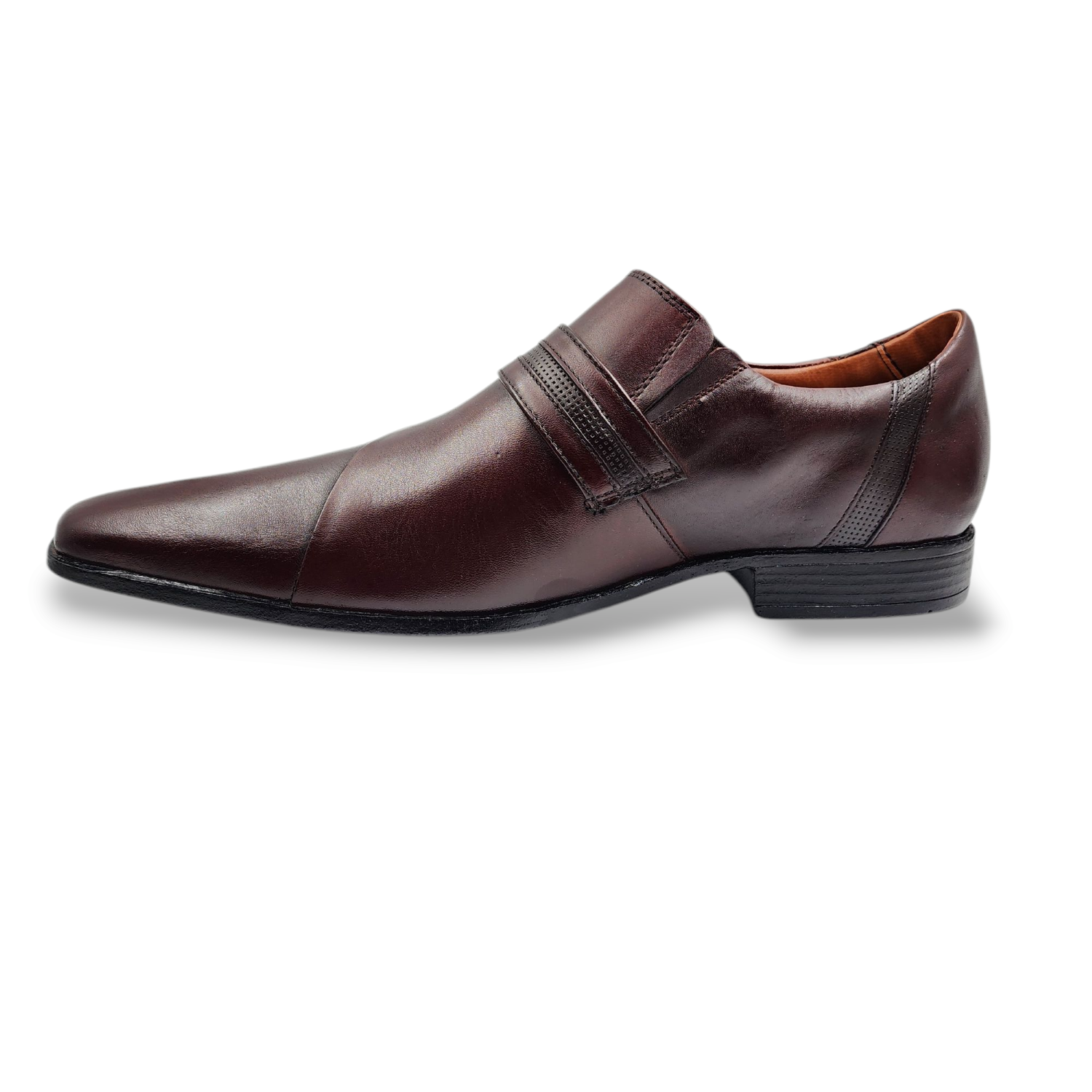 ZAPATO FORMAL DE CUERO HOMBRE LEVURETT MARRON 12023M - 3