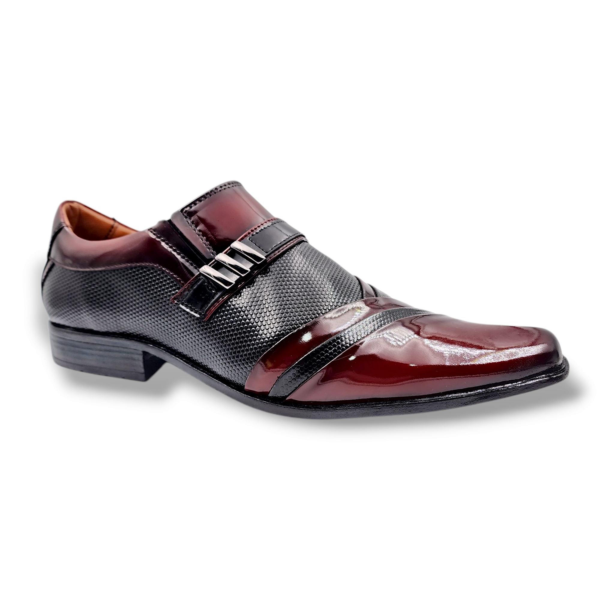 ZAPATO FORMAL CHAROL HOMBRE LEVURETT BURDEOS 0752DR - 1