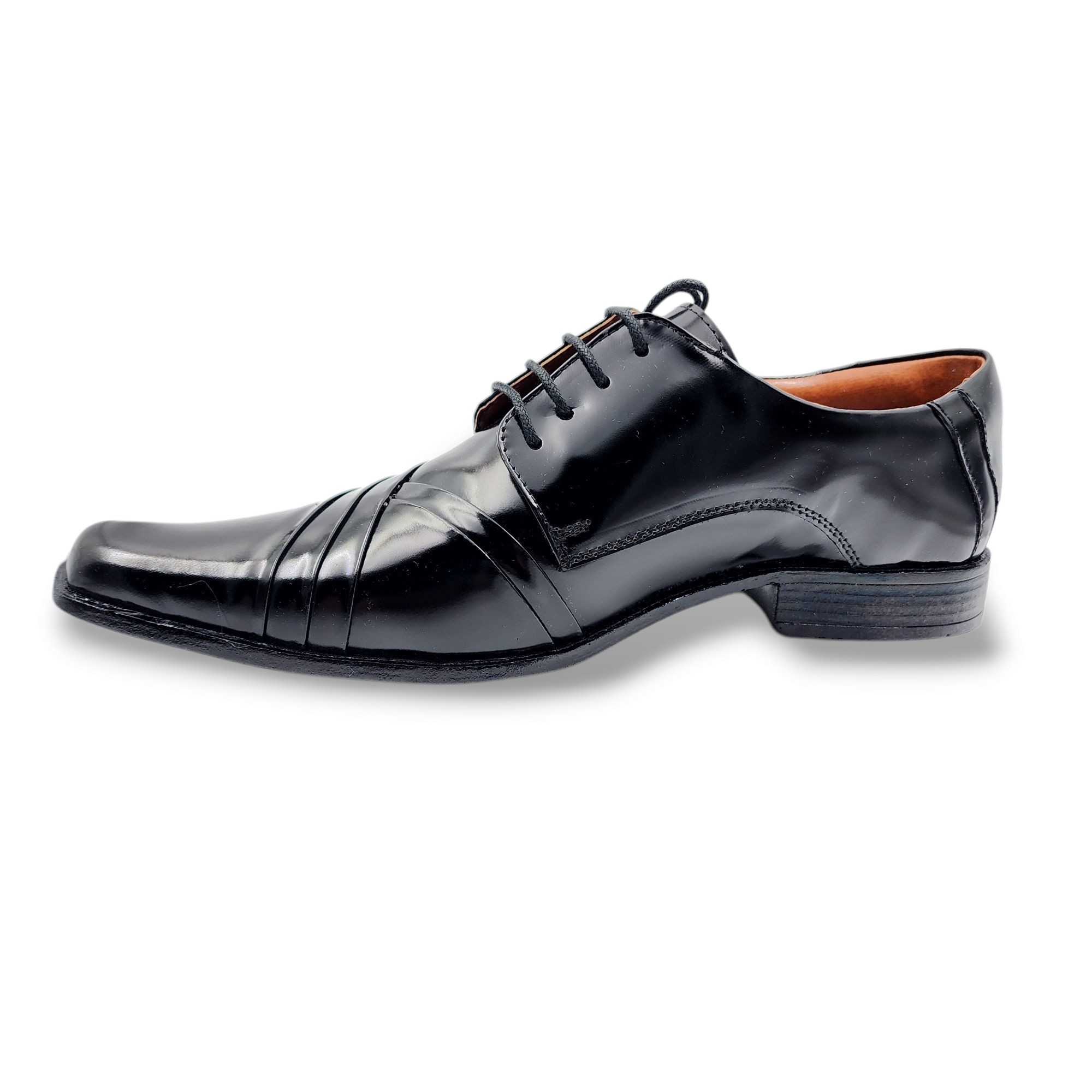 ZAPATO FORMAL CUERO SEMIBRILLO HOMBRE LEVURETT NEGRO - 3