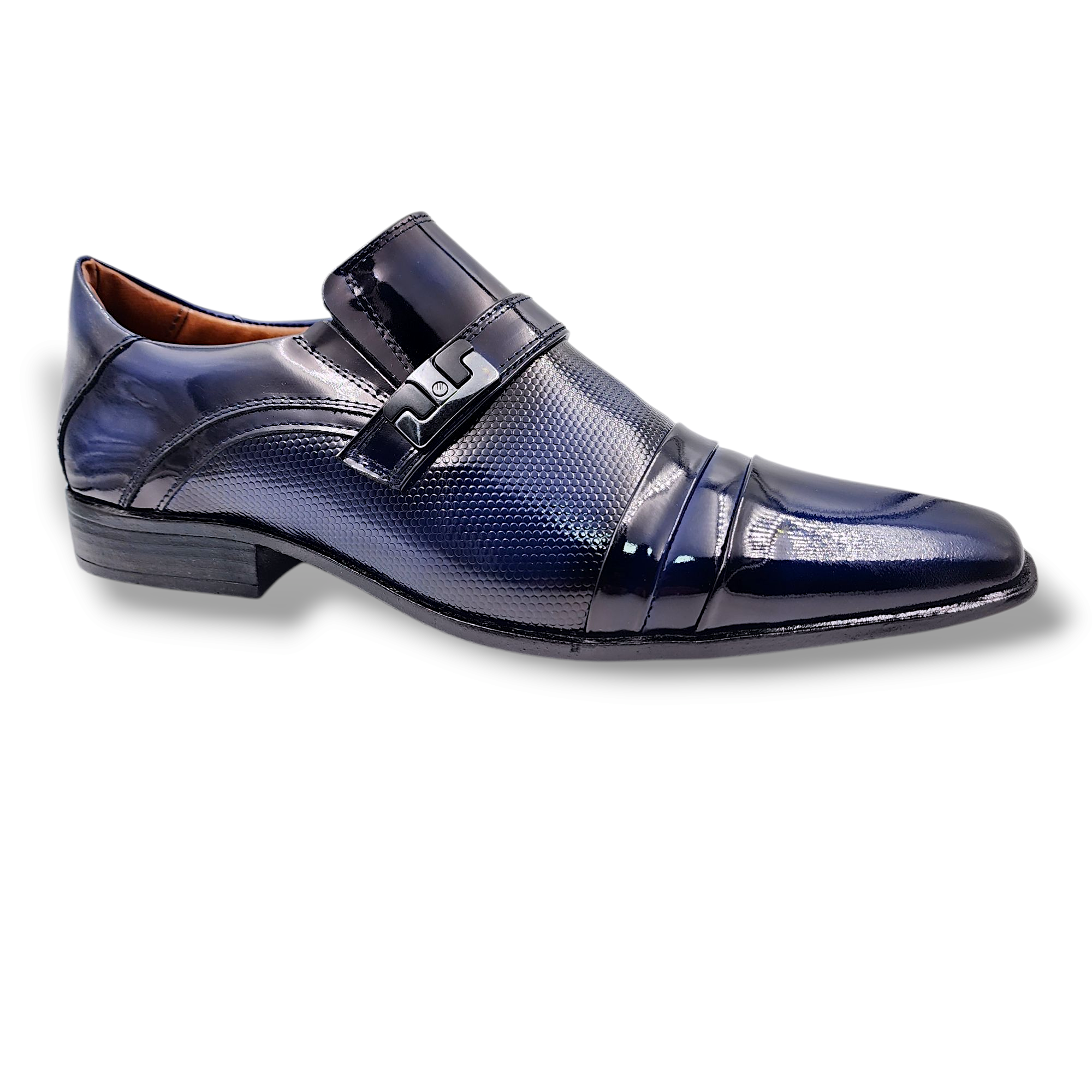 ZAPATO FORMAL CHAROL HOMBRE LEVURETT AZUL 12124A - 1