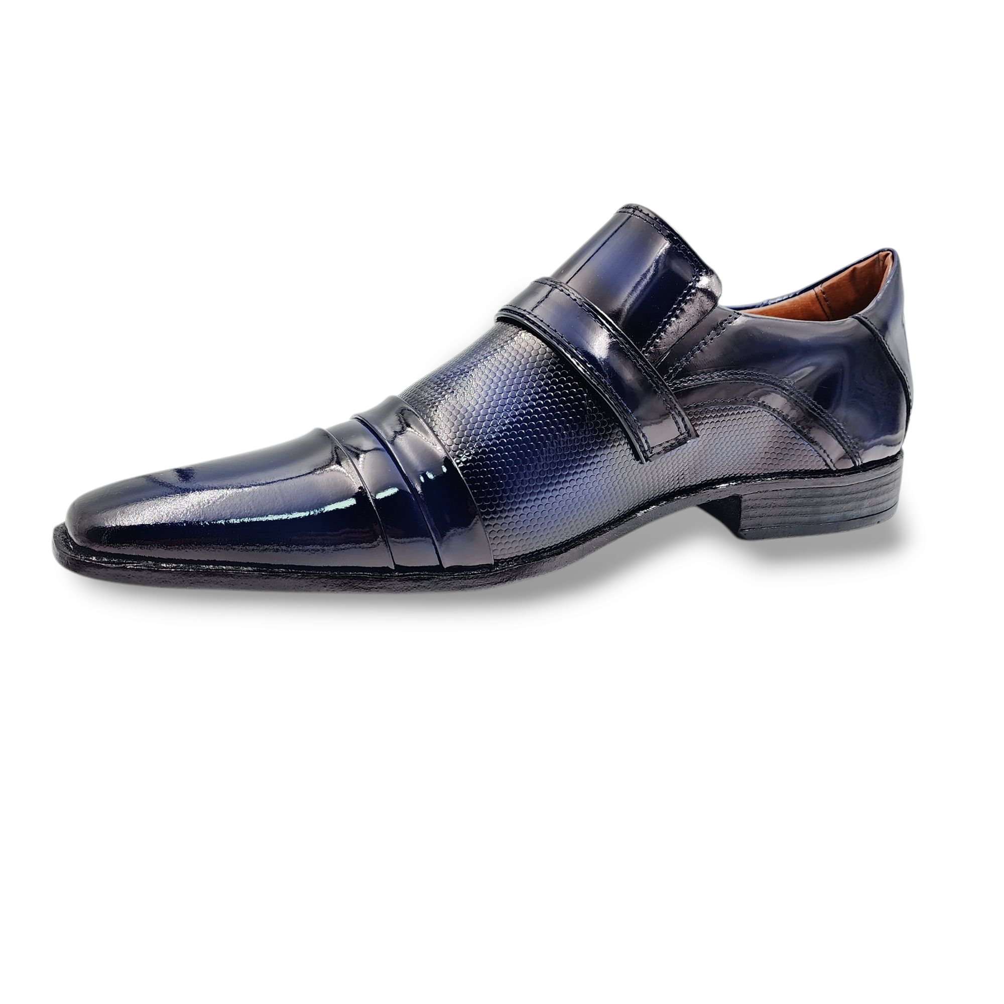 ZAPATO FORMAL CHAROL HOMBRE LEVURETT AZUL 12124A - 3