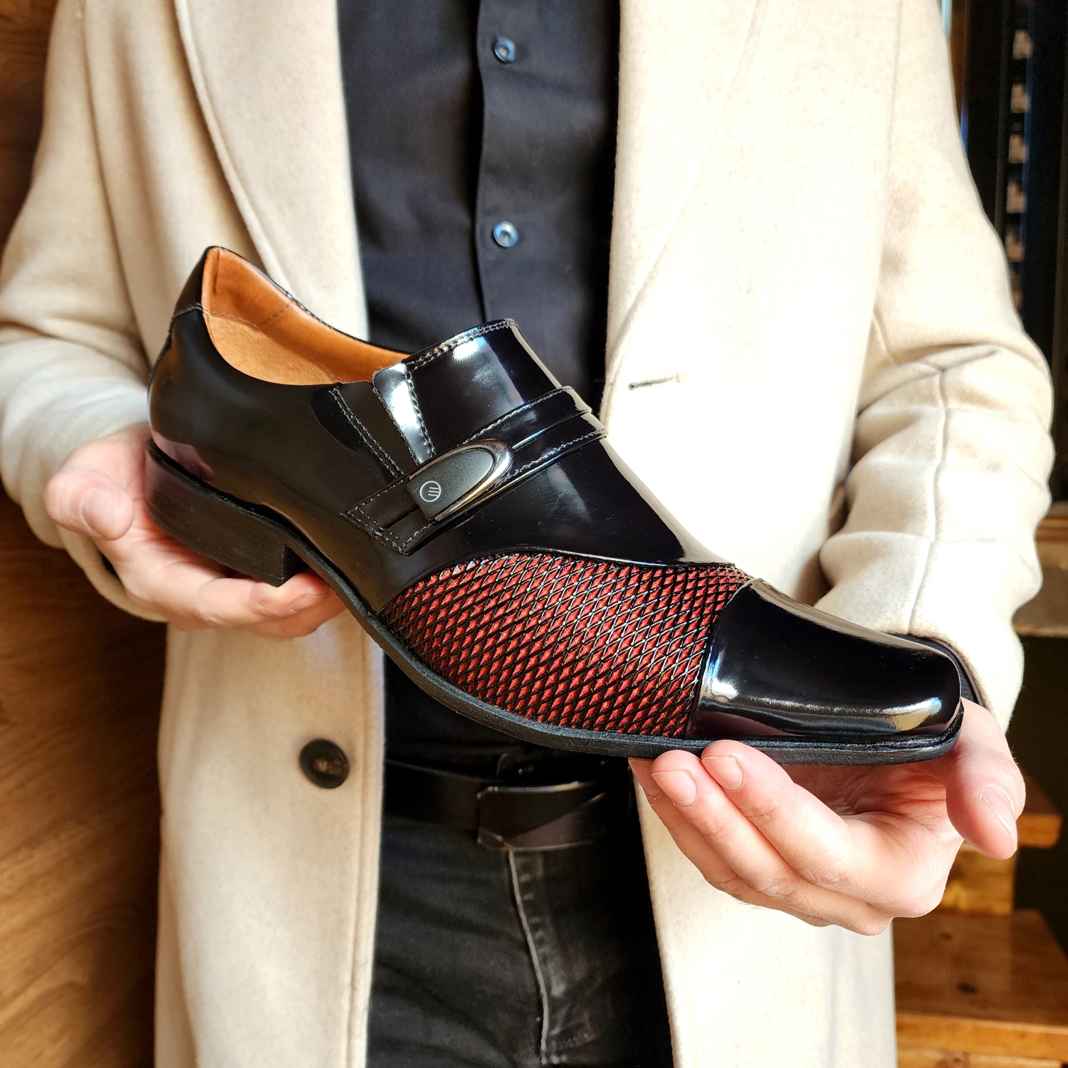 ZAPATO FORMAL CHAROL HOMBRE LEVURETT NEGRO 0701DR - 2