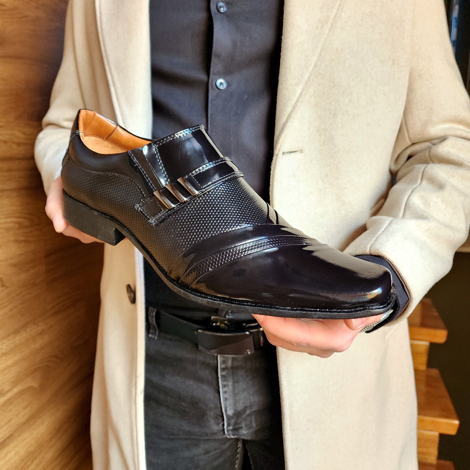 ZAPATO FORMAL CHAROL HOMBRE LEVURETT NEGRO 0752 - 2