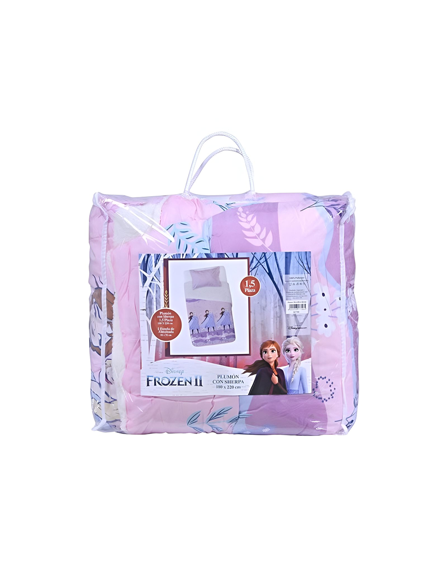 CUBRECAMA SHERPA INFANTIL PLAZA Y MEDIA FROZ - 4