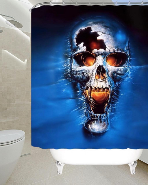 CORTINA DE BAÑO MAS FORRO DE DUCHA IMPERMEABLE - 3