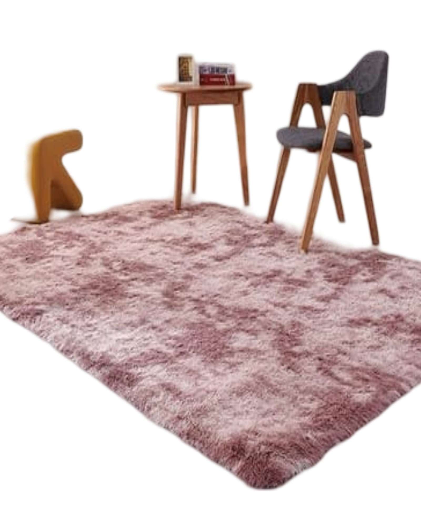 ALFOMBRA PELUDA 240X200 ROSADO - 2