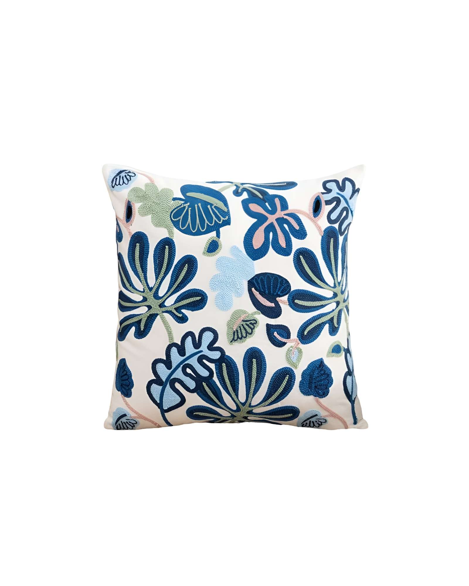 JUEGO DE 2 FUNDAS BORDADAS 45X45  F56 - 1