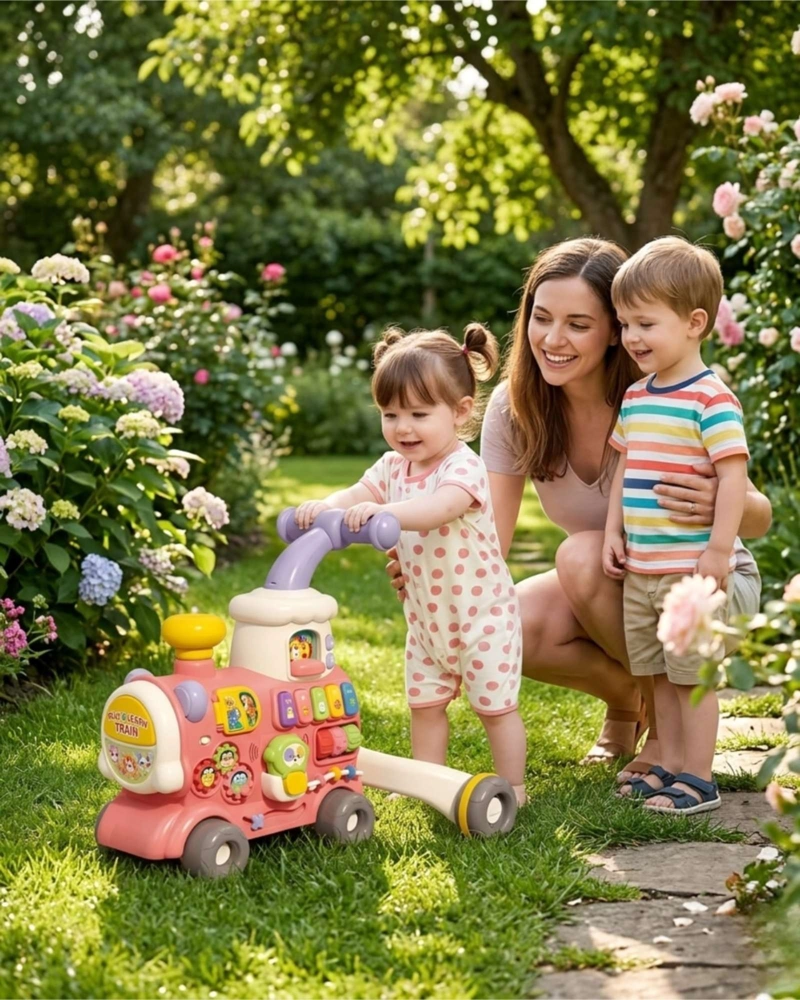 TREN CORREPASILLOS INFANTIL CAMINADOR 5 EN 1 - JUGUETE DIDACTICO - 4