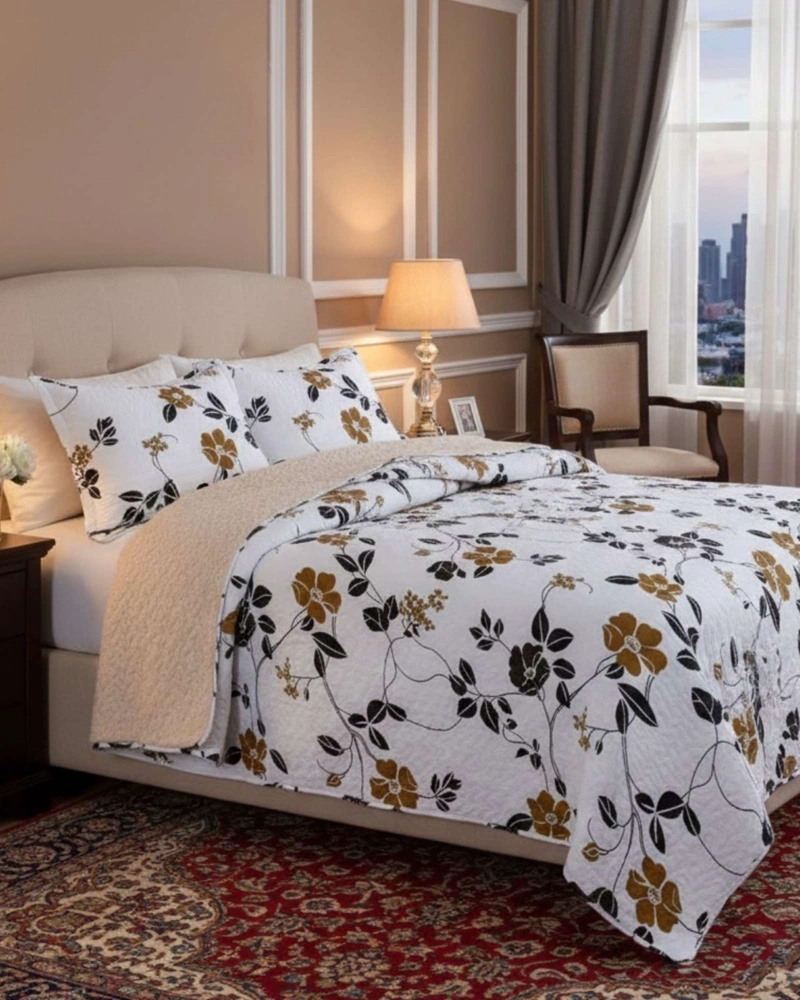 CUBRECAMA QUILT SHERPA PLAZA Y MEDIA 180 X 230 CM - 4