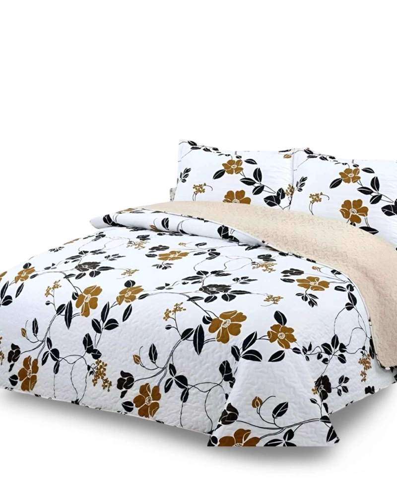 CUBRECAMA QUILT SHERPA PLAZA Y MEDIA 180 X 230 CM - 5