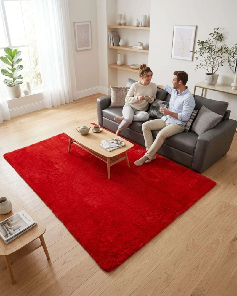 ALFOMBRA SHAGGY PELUDA EXTRA SUAVE VERANO / INVIERNO 180 X 200 CM - 4