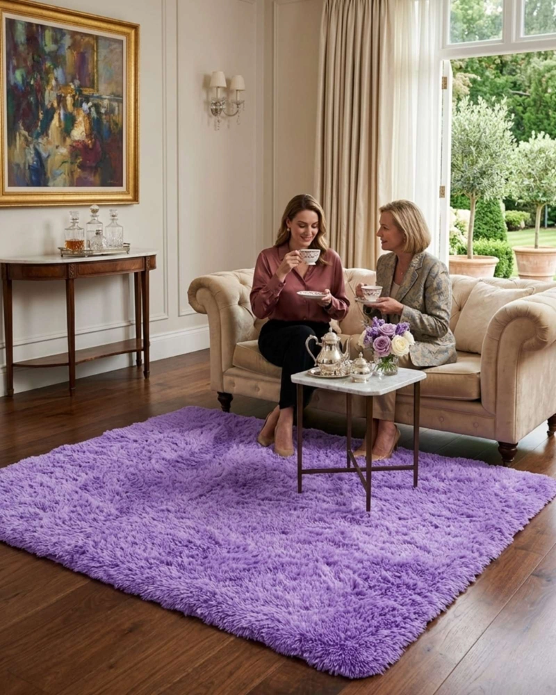 ALFOMBRA SHAGGY PELUDA EXTRA SUAVE VERANO / INVIERNO 180 X 200 CM - 2