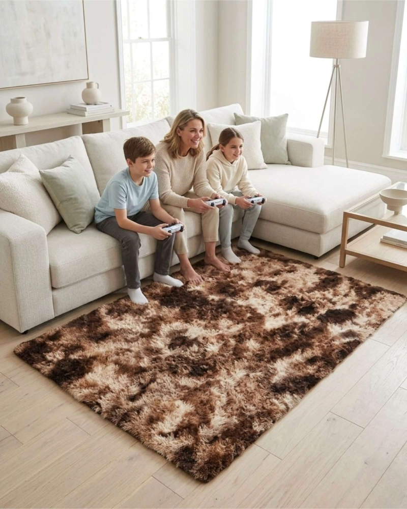 ALFOMBRA SHAGGY PELUDA EXTRA SUAVE VERANO / INVIERNO 240 X 200 CM - 3