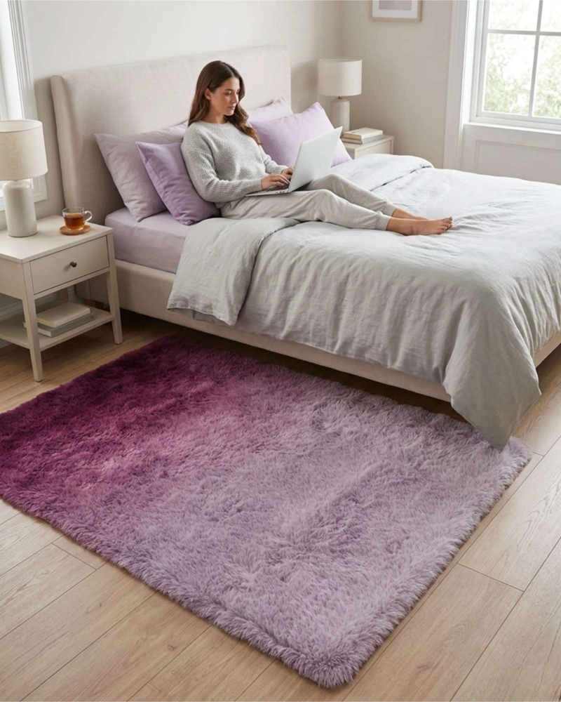 ALFOMBRA SHAGGY PELUDA EXTRA SUAVE VERANO / INVIERNO 240 X 200 CM - 3