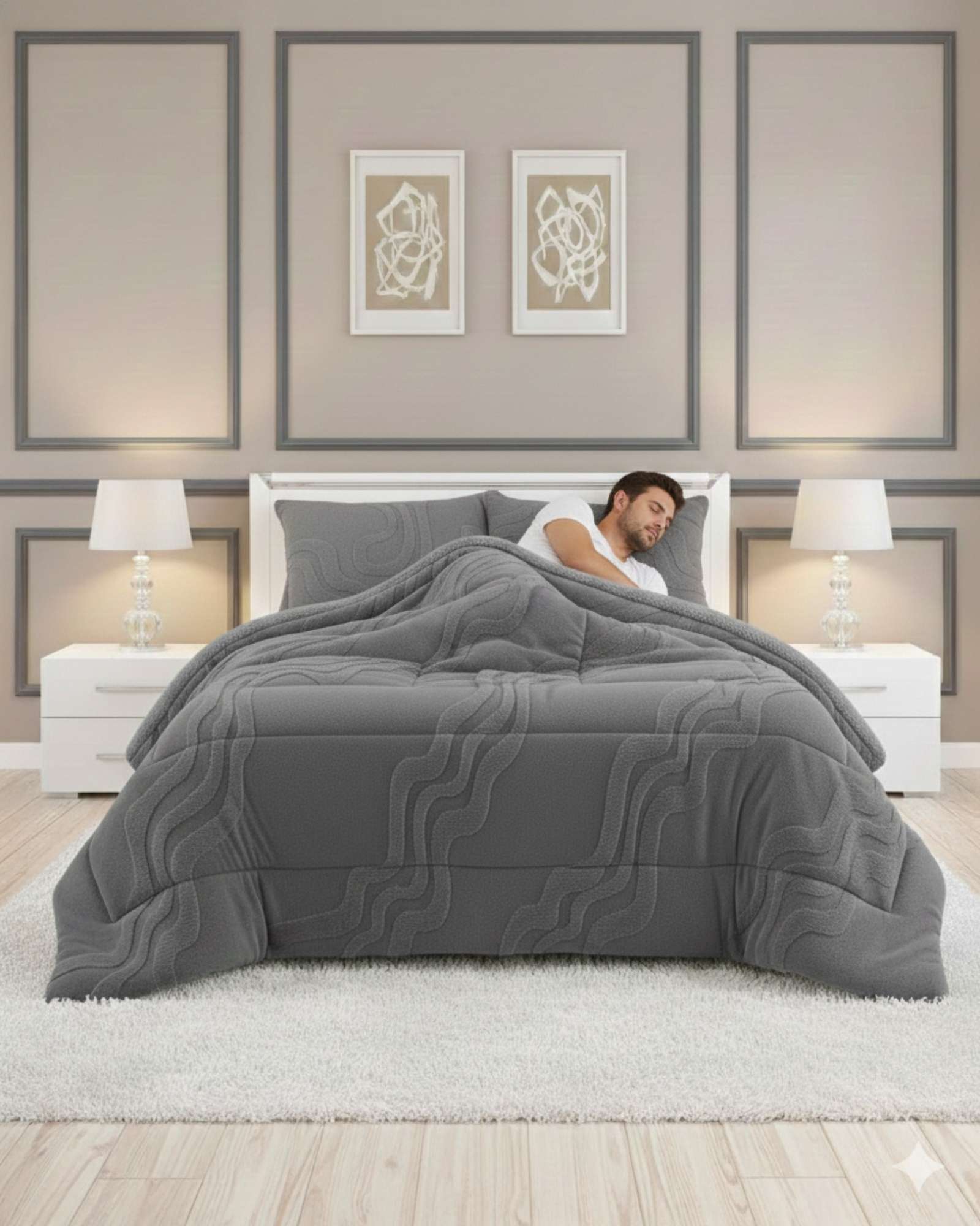 CUBRECAMA DE INVIERNO PREMIUM CON CHIPORRO KING - 4