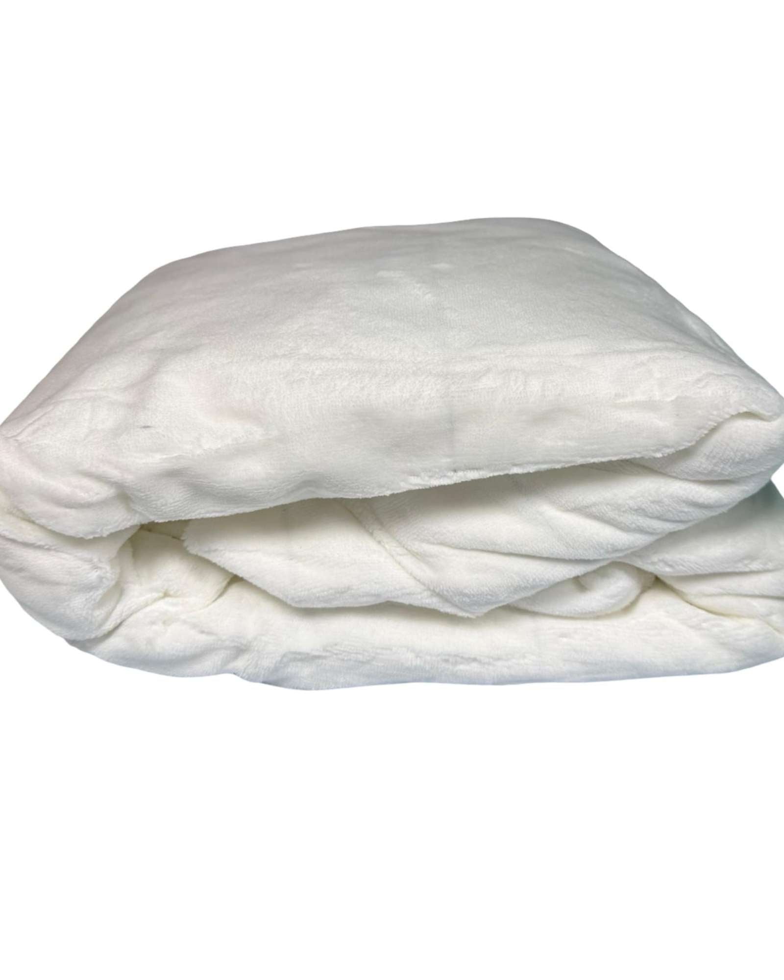 CUBRE COLCHON PROTECTOR IMPERMEABLE PLUSH - EN COLOR BLANCO - KING PLAZAS - 2