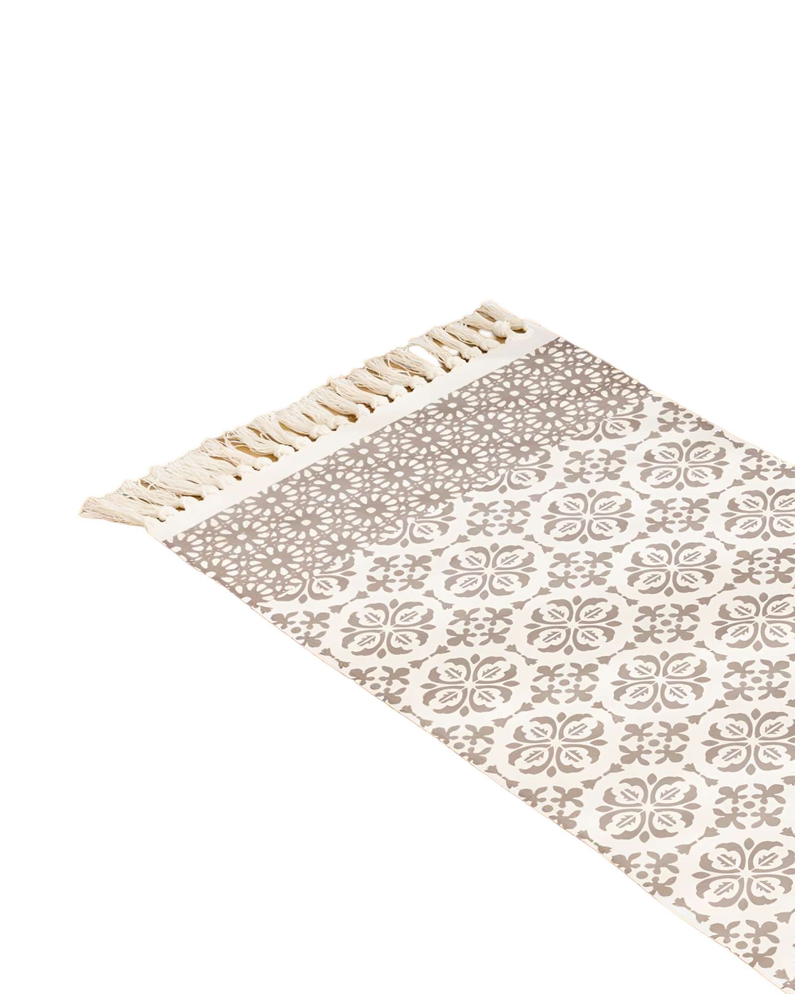 JUEGO DE 2 ALFOMBRAS DE LINO 60X90 CM PARA BAJADA DE CAMA - 2