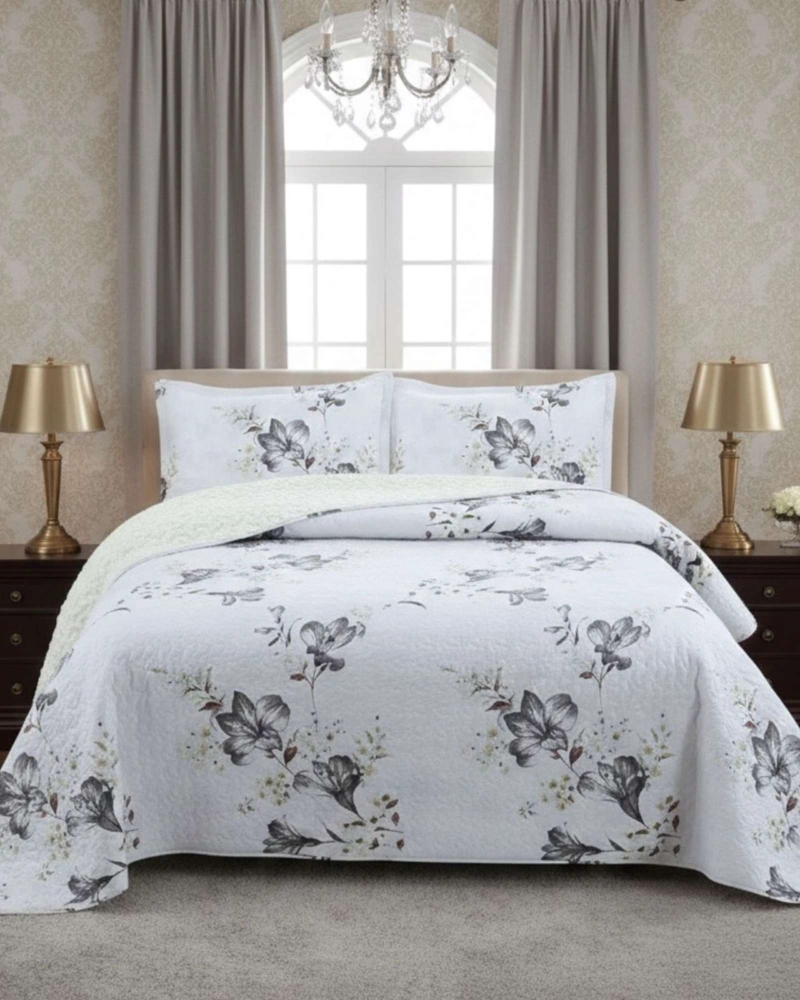 CUBRECAMA QUILT CON SHERPA KING 250 X 270 CM - 1