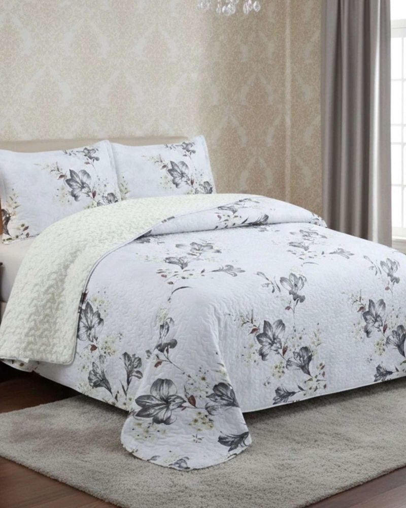 CUBRECAMA QUILT CON SHERPA 2 PLAZA 230 CM X 250 CM - 4