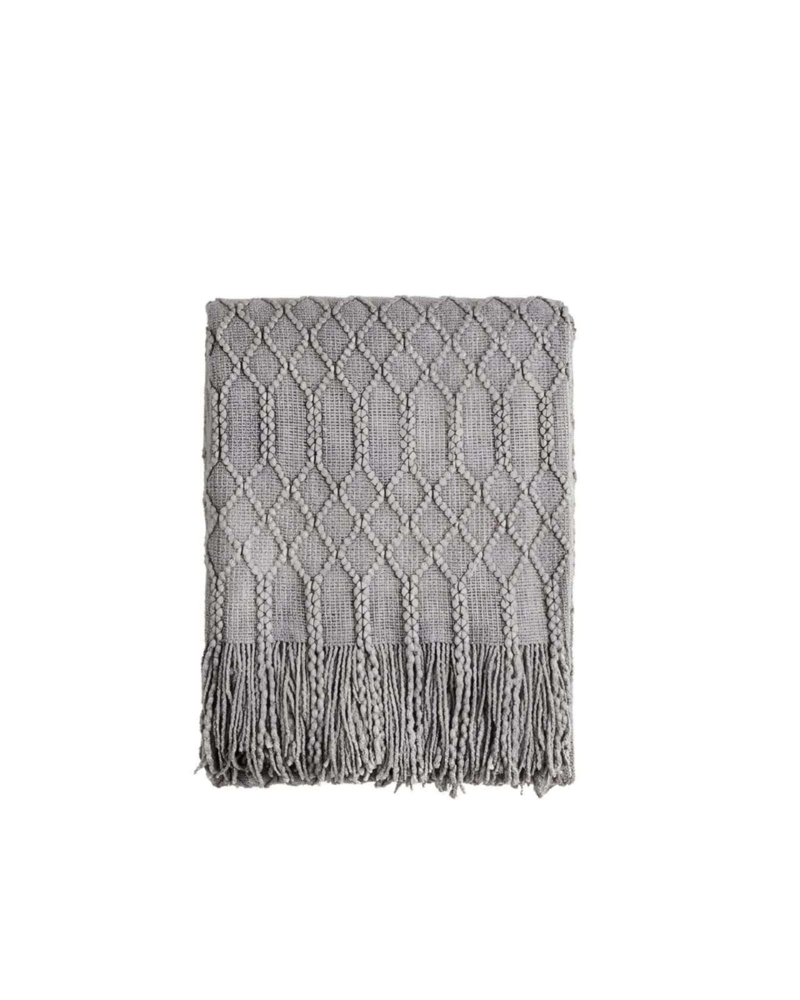 MANTAS TEJIDAS LUJOSAS PARA DECORAR TU SOFA - 6