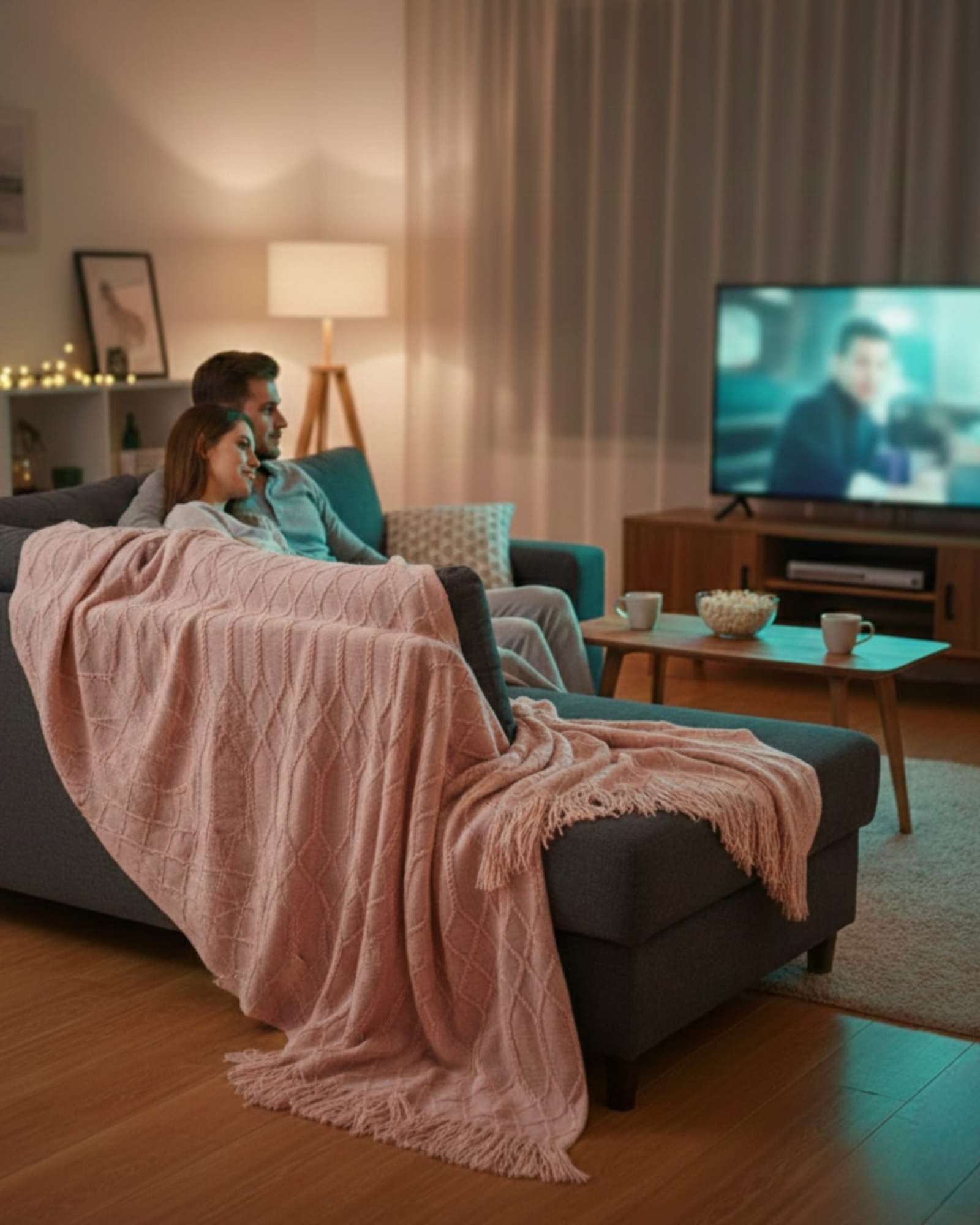 MANTAS TEJIDAS LUJOSAS PARA DECORAR TU SOFA - 6