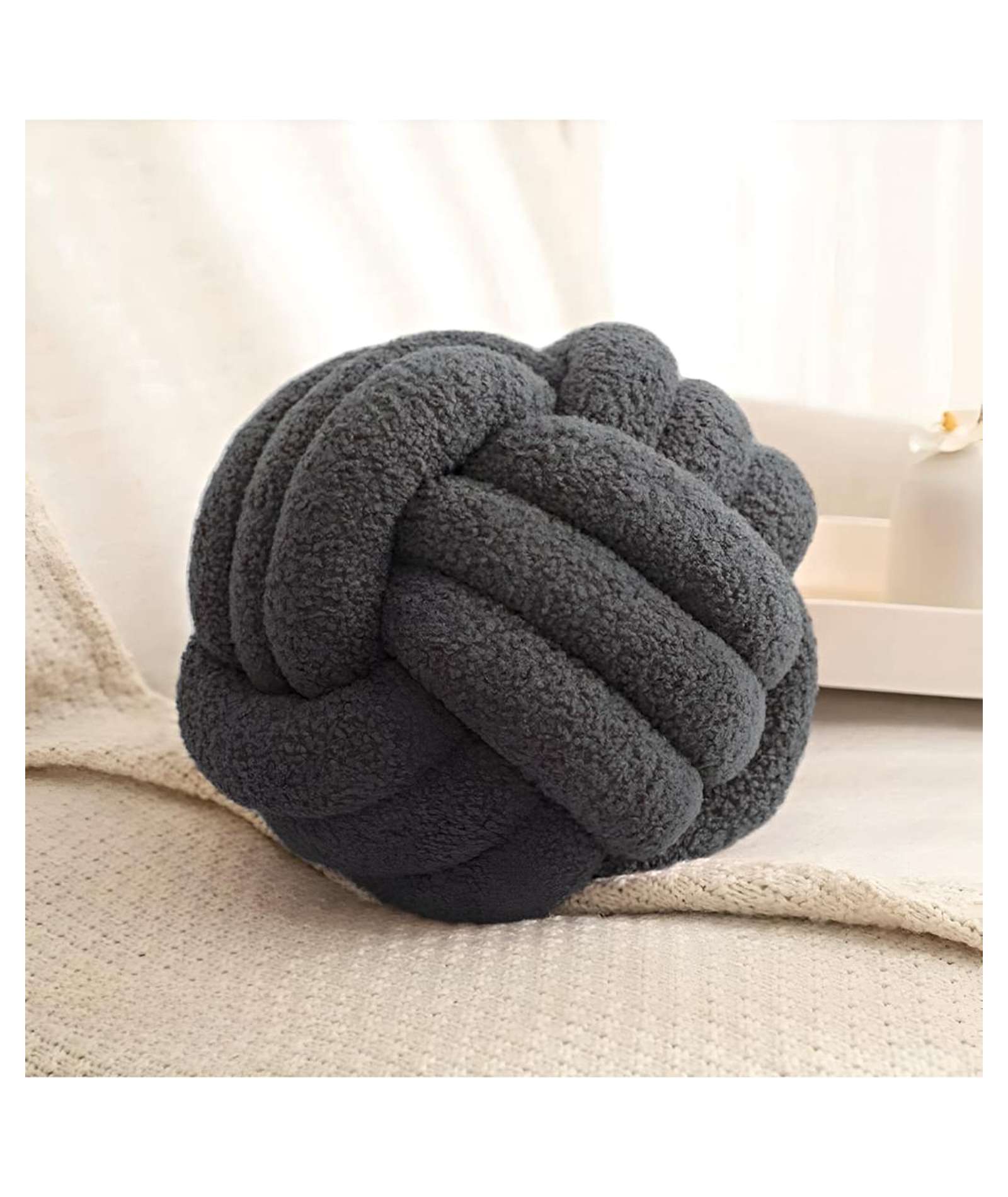 COJIN NUDO GRIS 22 CM - 3