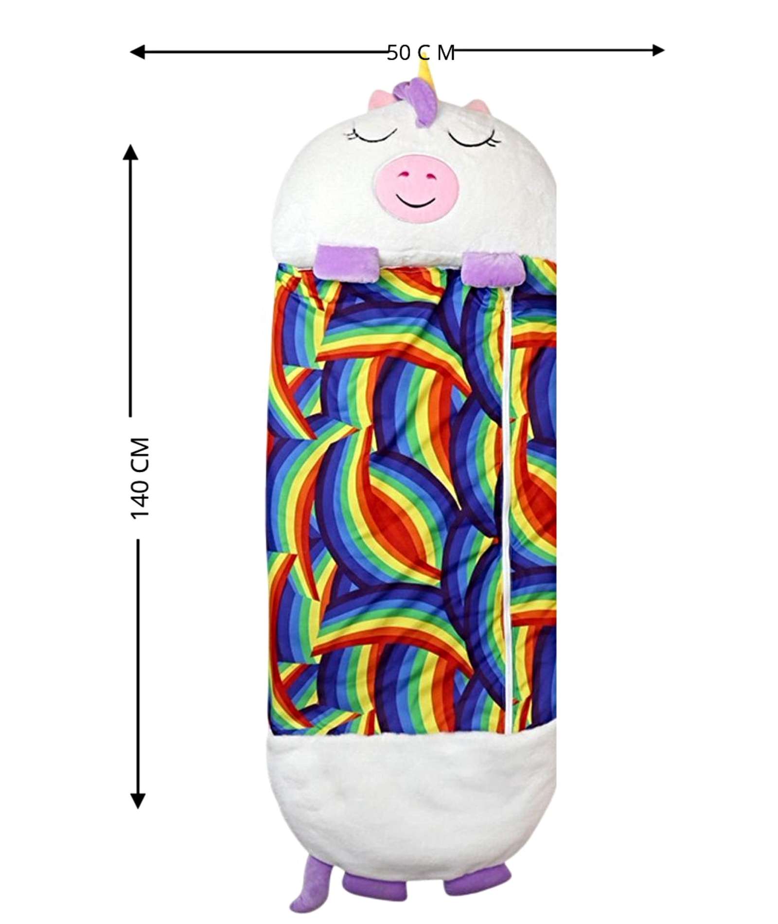 PELUCHE PARA DORMIR PARA NIÑO O NIÑA UNICORNIO BLANCO - 3