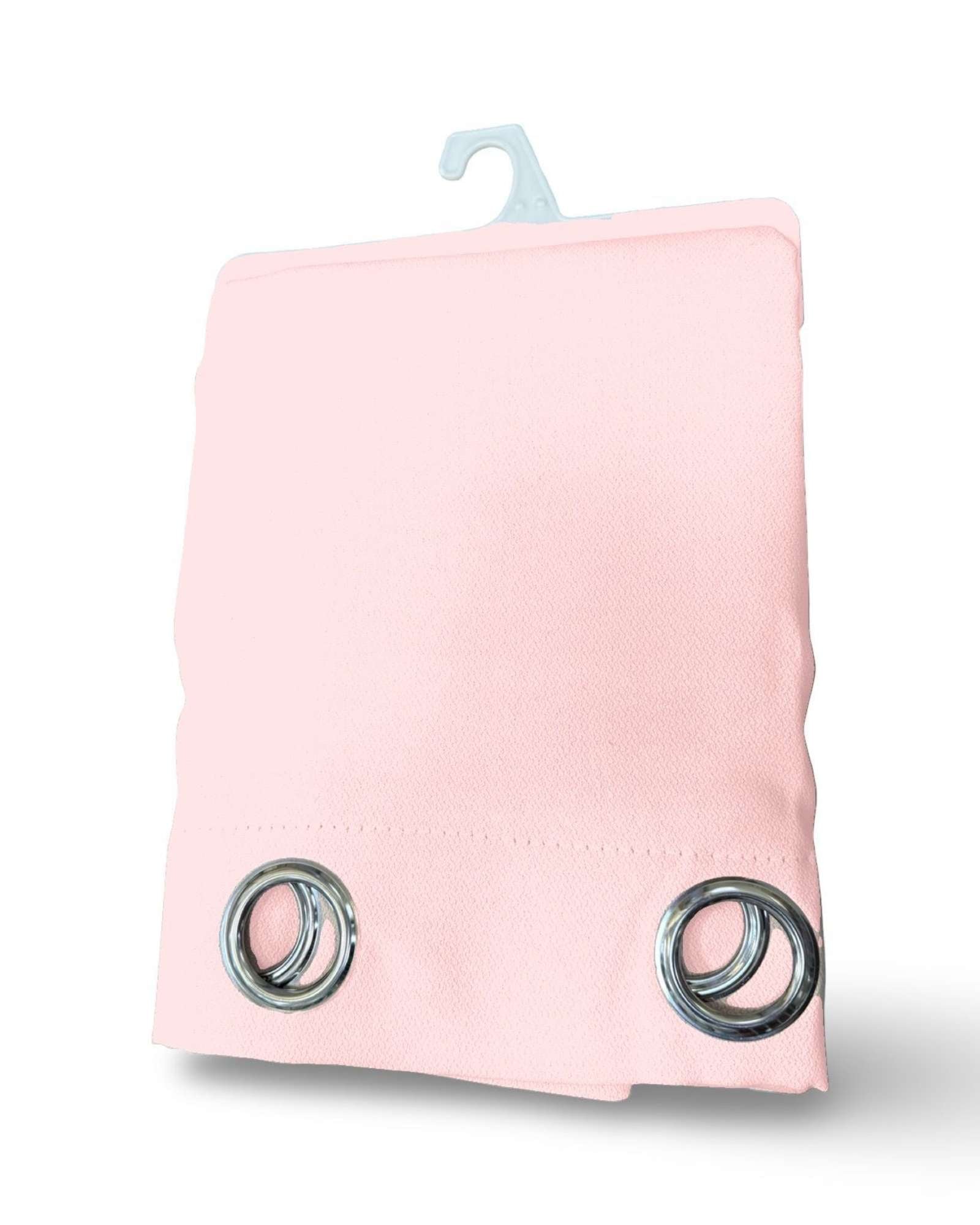 CORTINA LIVING DORMITORIO CON ARGOLLA ROSA - 4
