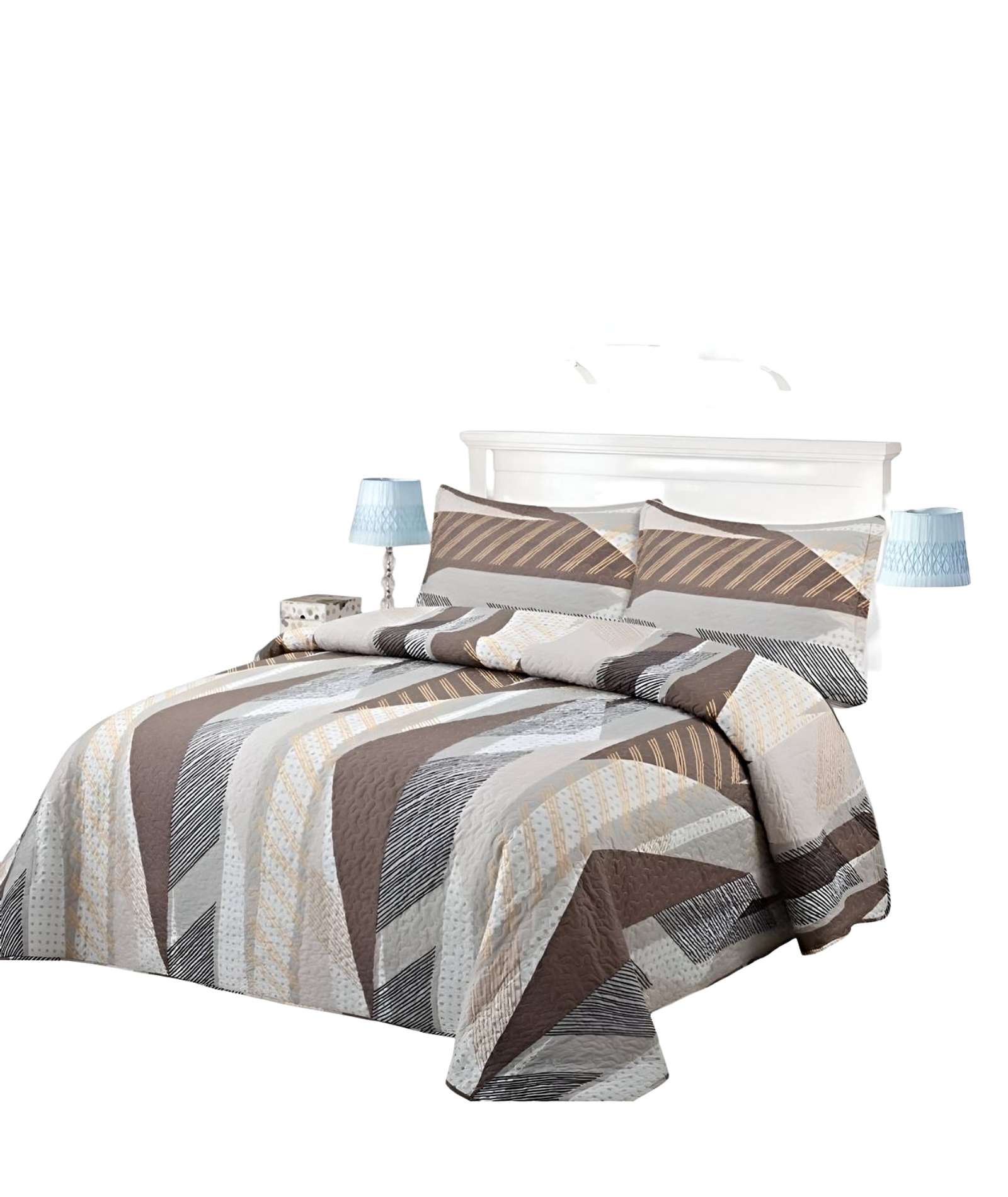CUBRECAMA QUILT DE VERANO 2 PLAZAS - 1