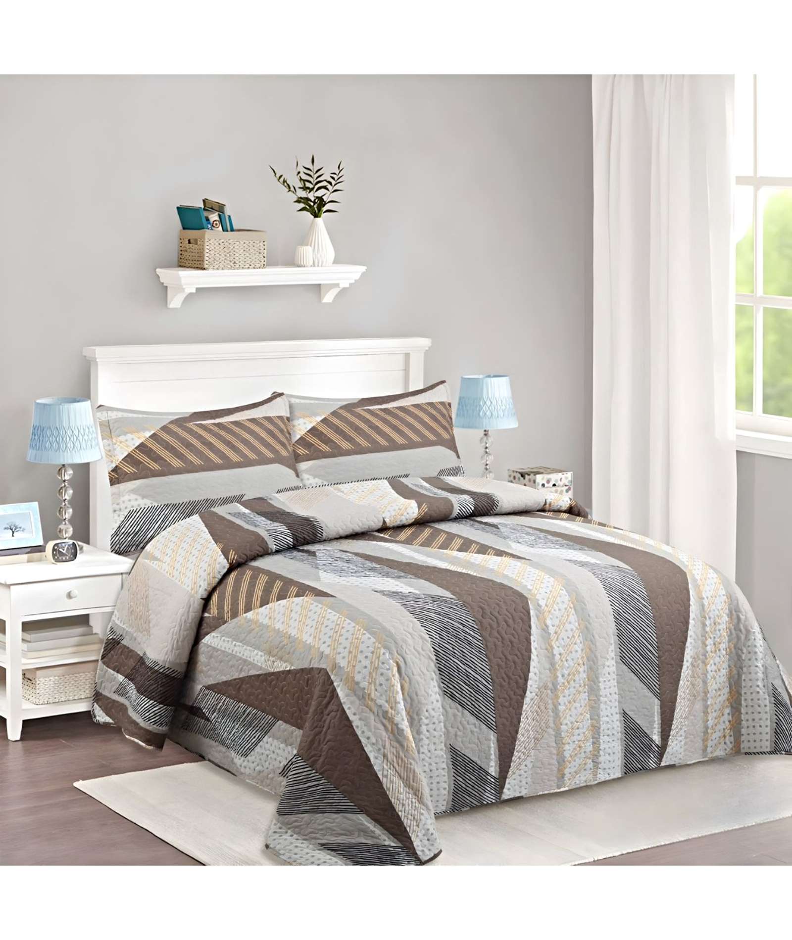 CUBRECAMA QUILT DE VERANO 2 PLAZAS - 3