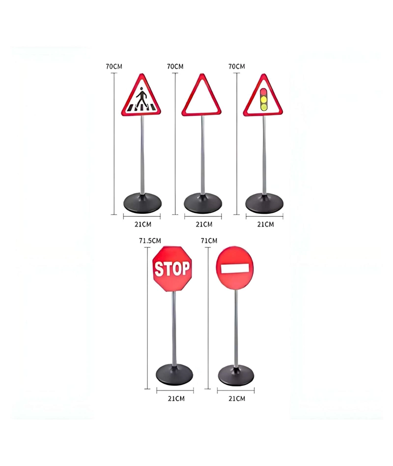 MINI SIGNOS DE TRANSITO PARA NIÑOS 5 PZS - 3
