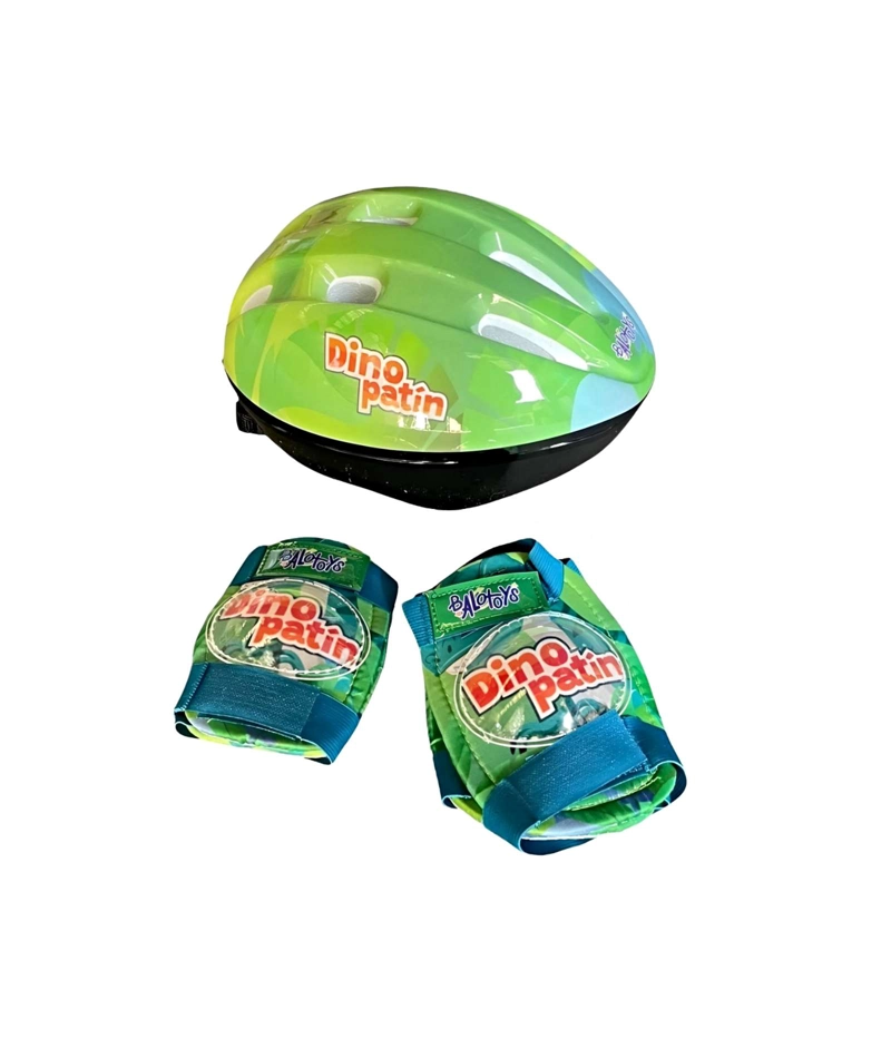 JUEGO PATIN 4 RUEDAS DINOJUEGO PATIN CON PELUCHE VERDE TALLA XS 27-30 - 2