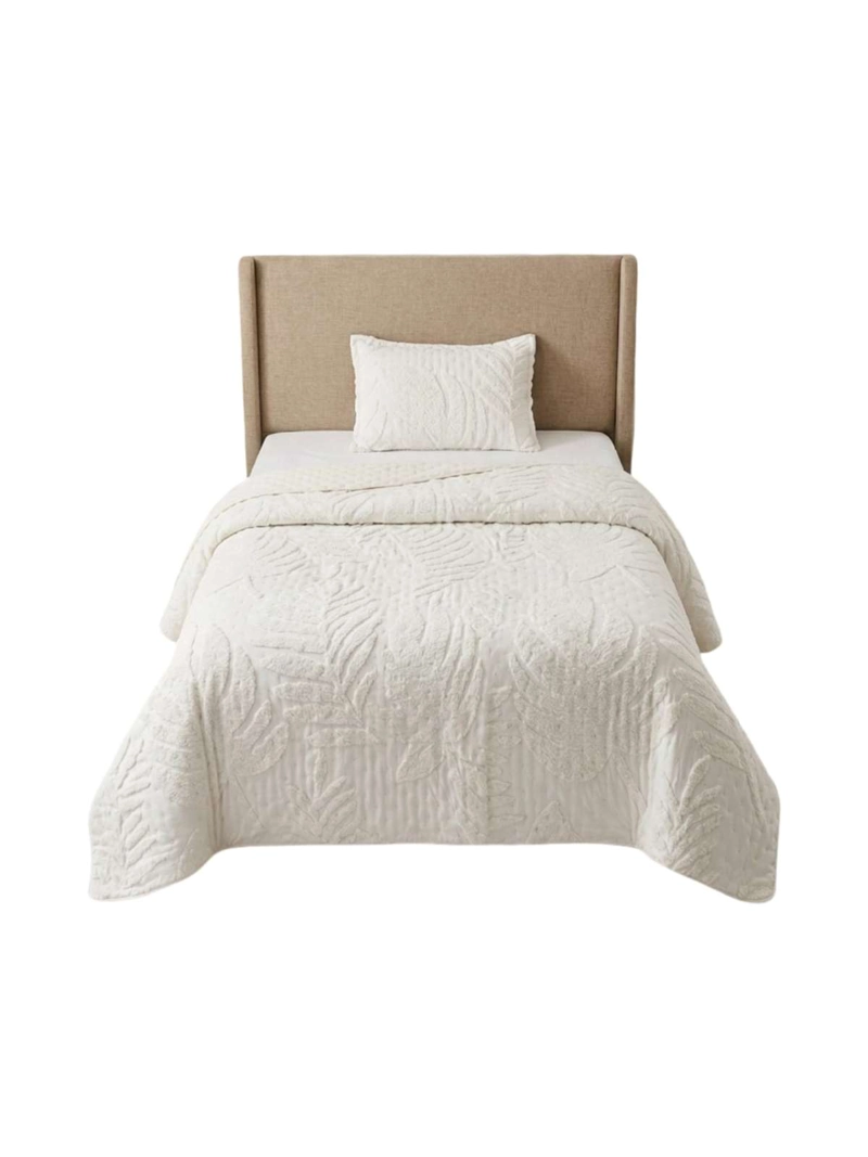QUILT DE VERANO TUFTING LIVIANO DISEÑO GEOME TRICO 1,5 PLAZA SERIE 3 - 3