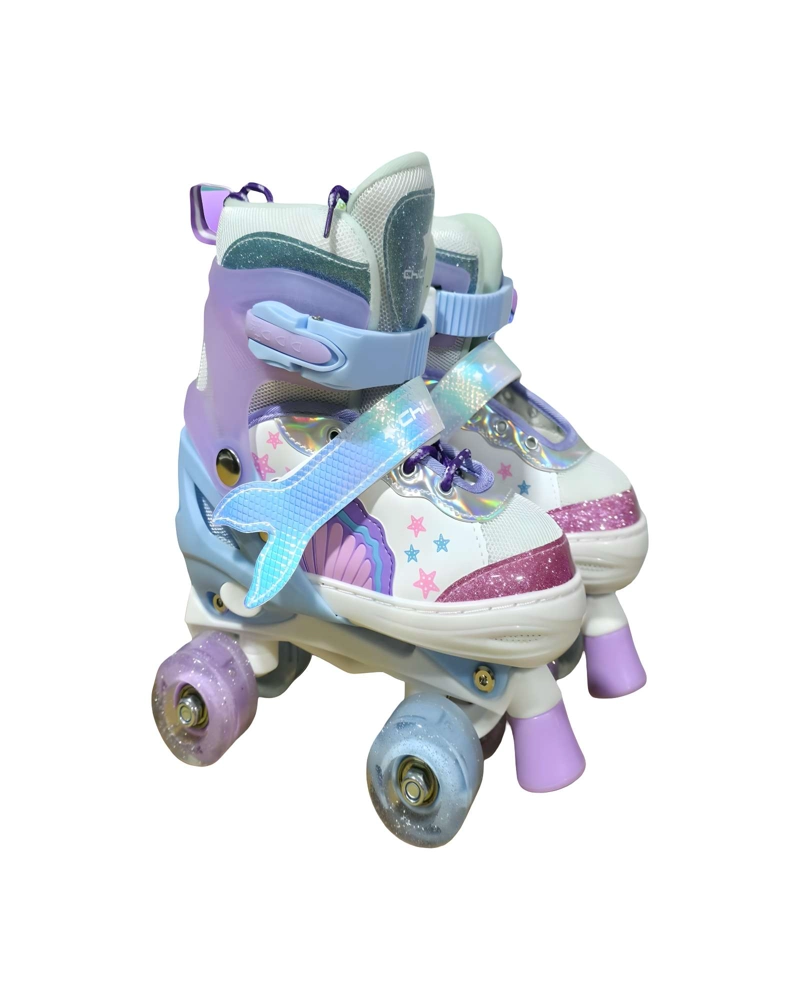 PATIN 4 RUEDAS CON LUCES Y KIT TALLA M 35-38 MULTICOLOR2 - 2