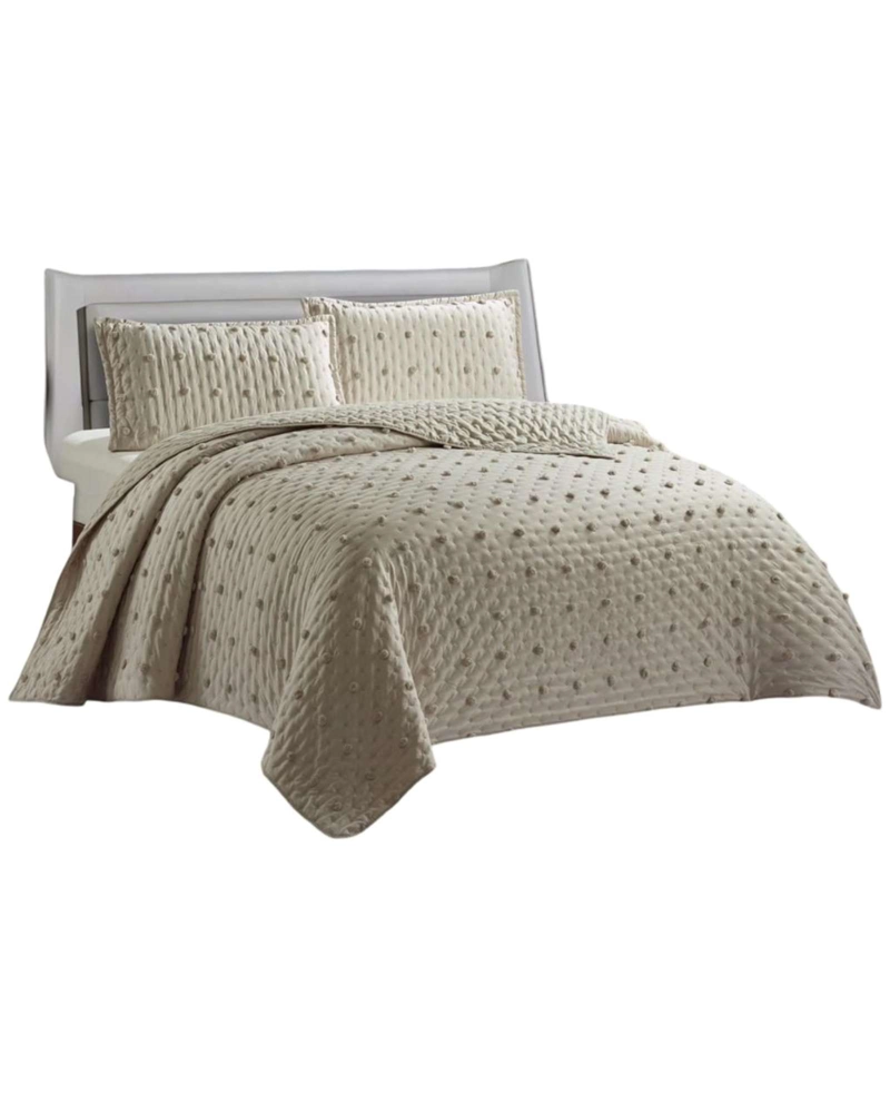 CUBRECAMA QUILT TUFTING DE LUJO SUAVE KING - 1