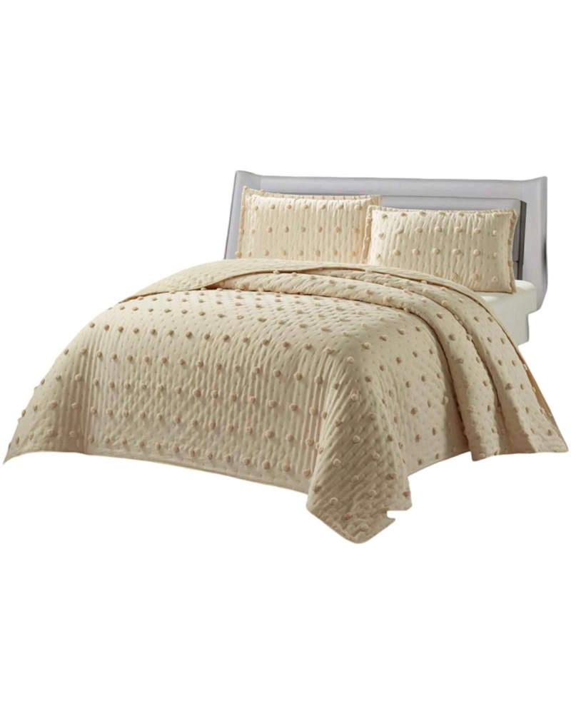 CUBRECAMA QUILT TUFTING DE LUJO SUAVE KING - 2