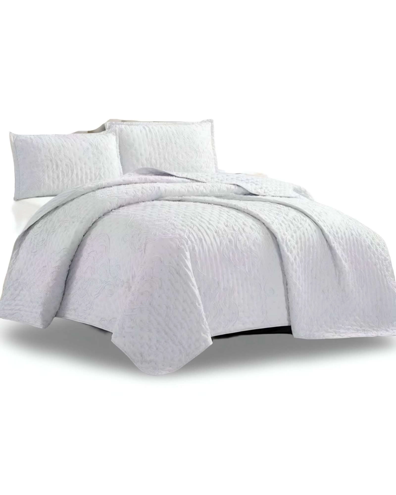 CUBRECAMA QUILT TUFTING DE LUJO SUAVE KING - 1