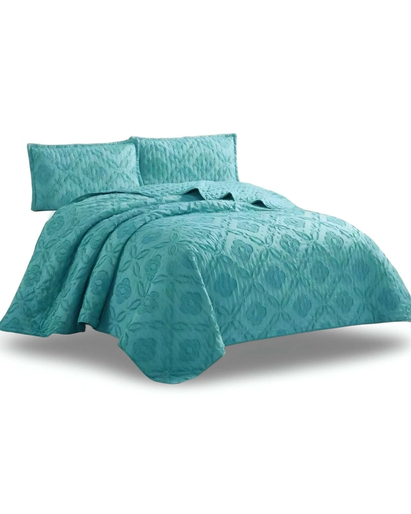 CUBRECAMA QUILT TUFTING DE LUJO SUAVE KING - 1