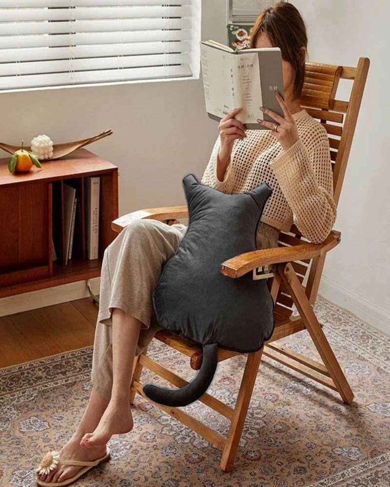 COJIN DE GATO EXTRA SUAVE PARA DECORAR O APEGO PARA NIÑOS - 3