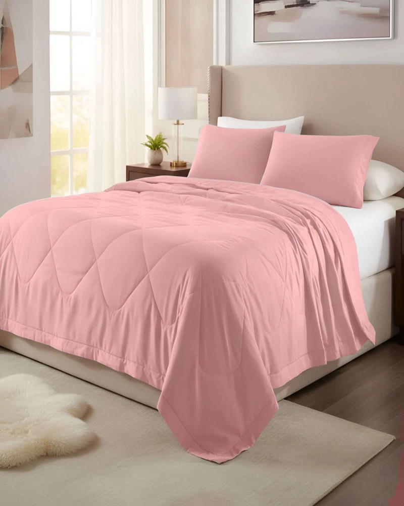PLUMON NORDICO VERANO 2 PLAZAS 220X240CM + 2 FUNDA ALMOHADA - 4