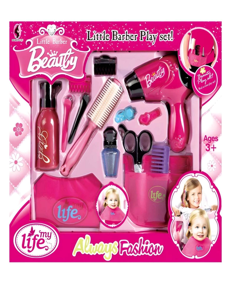 SET DE PELUQUERIA NIÑA ROL ESTILISTA PROFESIONAL - 1