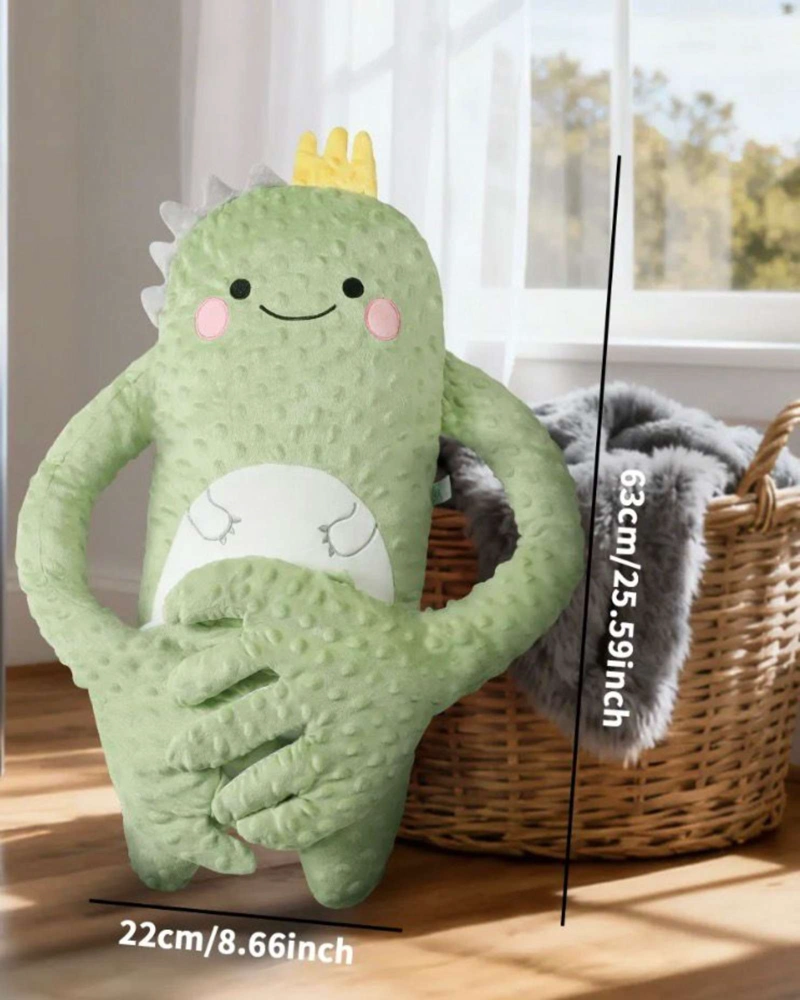 PELUCHE PALMA CALMANTE PARA BEBE  DINOSAURIO VERDE - 2