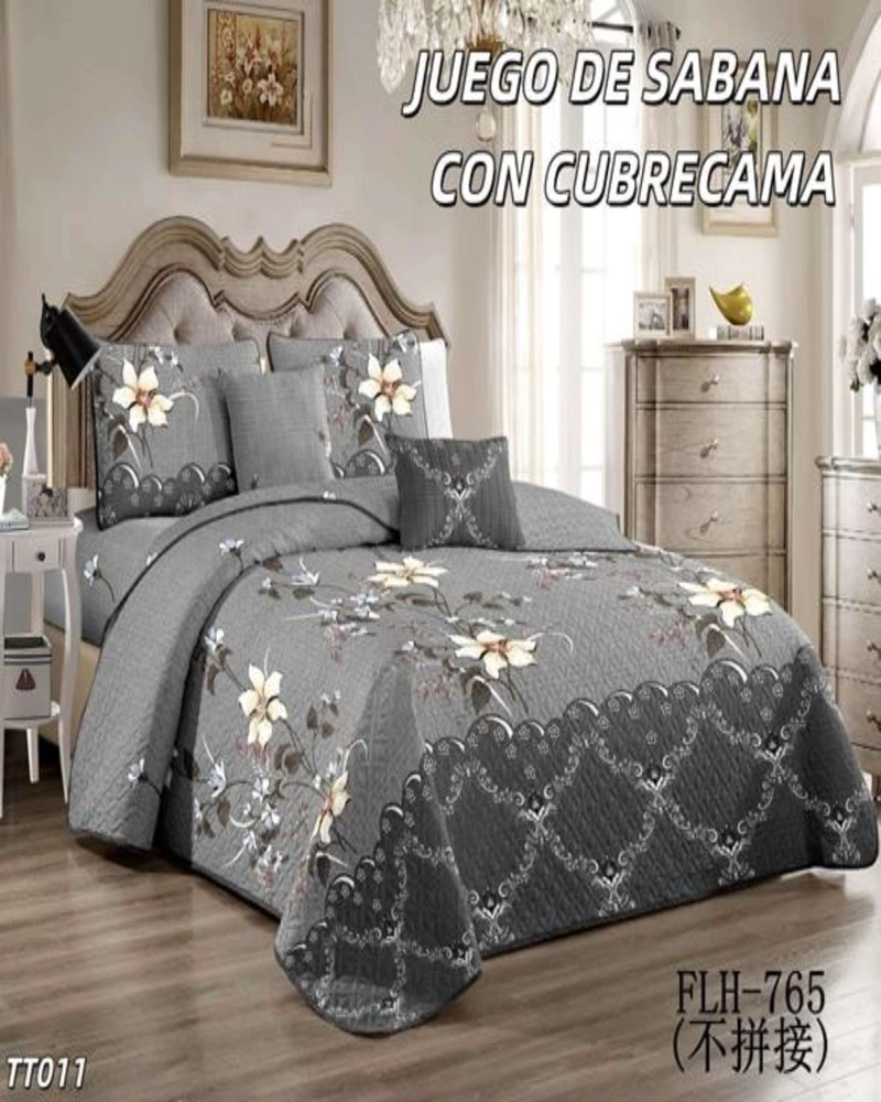 SABANA CON CUBRECAMA 2,5 PLAZAS S139 - 4