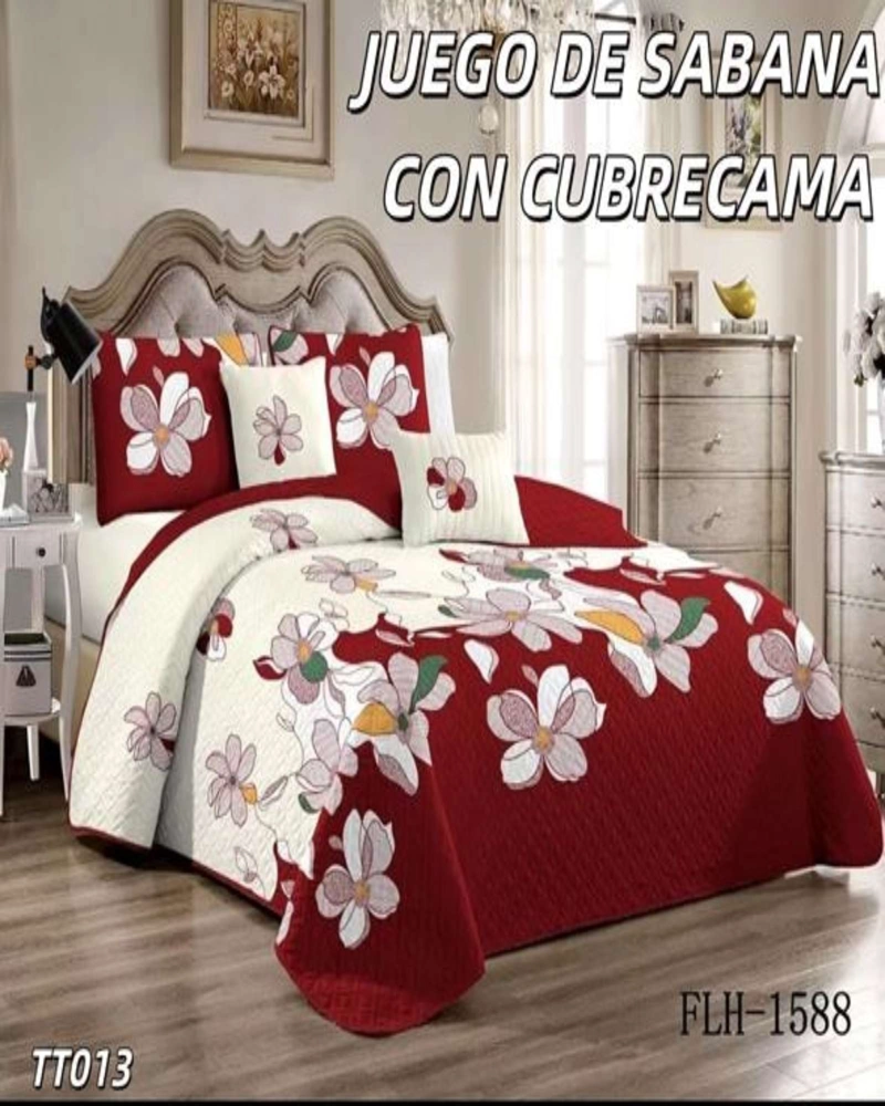SABANA CON CUBRECAMA 1,5 PLAZA S80 - 4