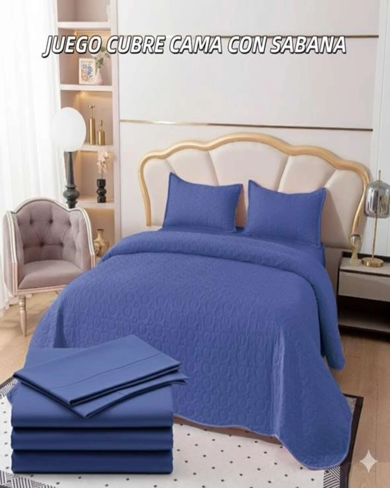 SABANA CON CUBRECAMA 2,5 PLAZAS S140 - 4