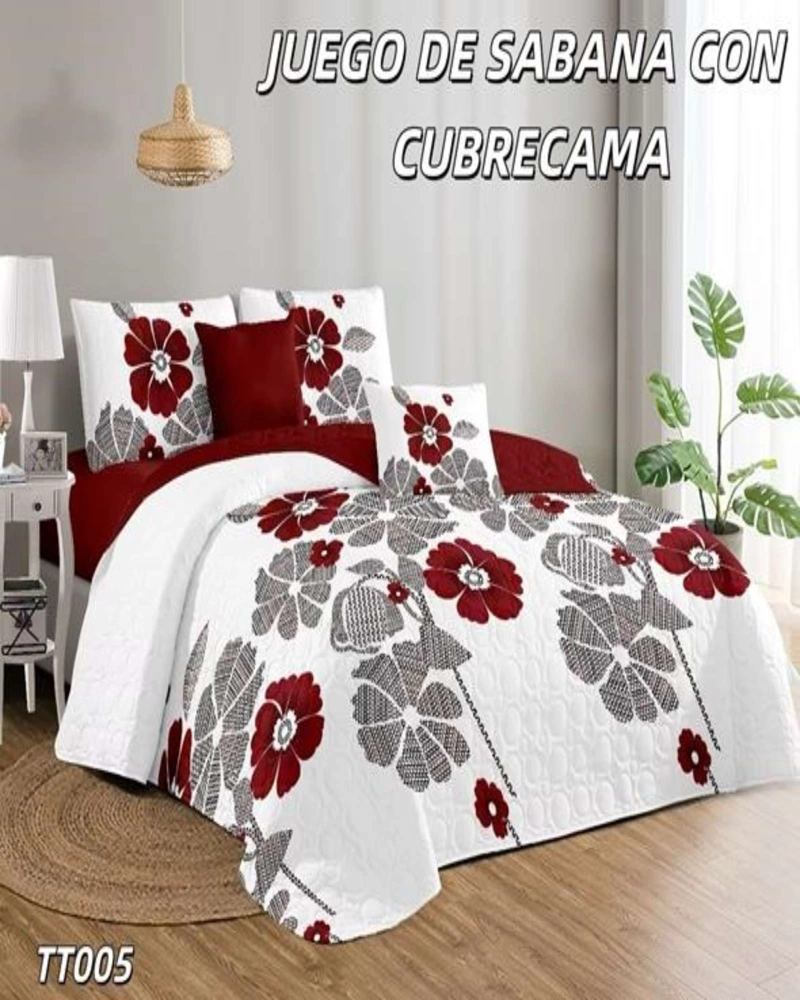 SABANA CON CUBRECAMA 1,5 PLAZA S75 - 4