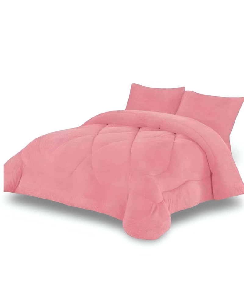 COBERTOR DE INVIERNO CON PLUSH CON CHIPORRO 2 PLAZAS - 1